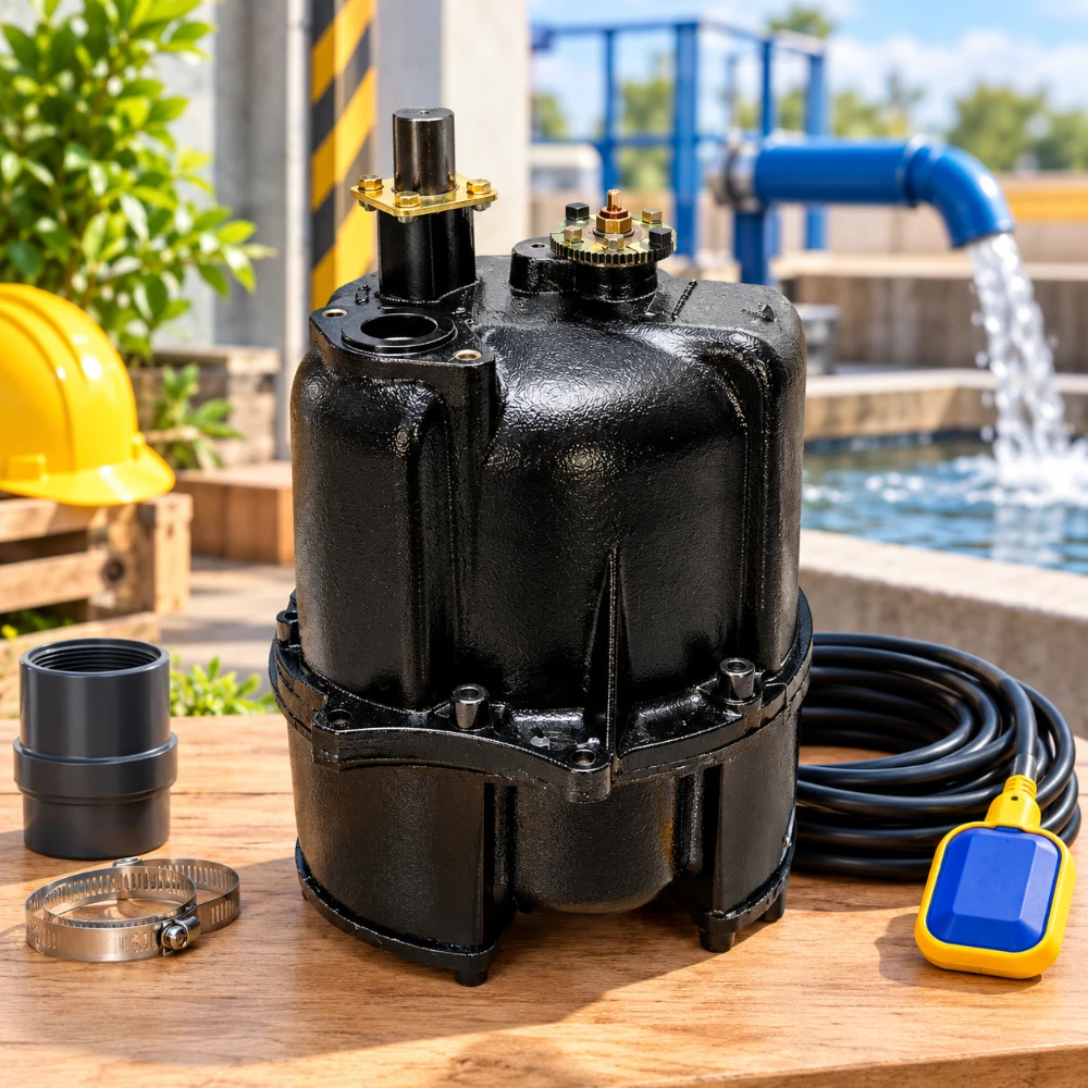Corps de Pompe Submersible en Fonte tokheim fm3- Finition Noire Émaillée