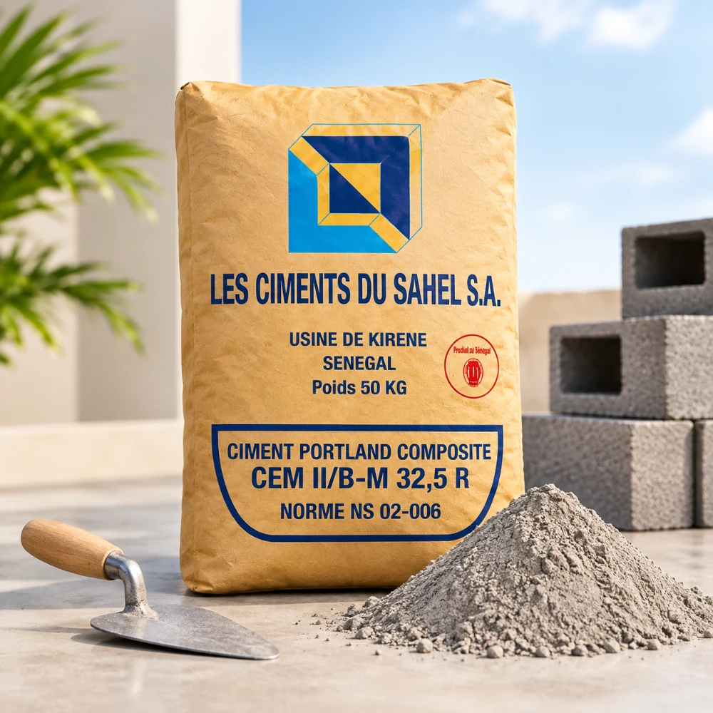 Une tonne Ciment du Sahel– La référence pour des constructions durables